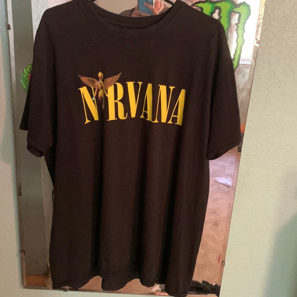 Selling a original nirvana shirt I originally got it for 40 dollars at a thrift